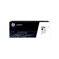 HP 658X Black LaserJet Toner Cartridge (33,000 pages)