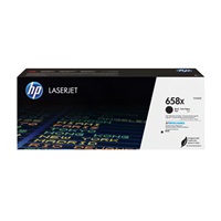 HP 658X Black LaserJet Toner Cartridge (33,000 pages)