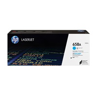 HP 658A Cyan LaserJet Toner Cartridge (6,000 pages)