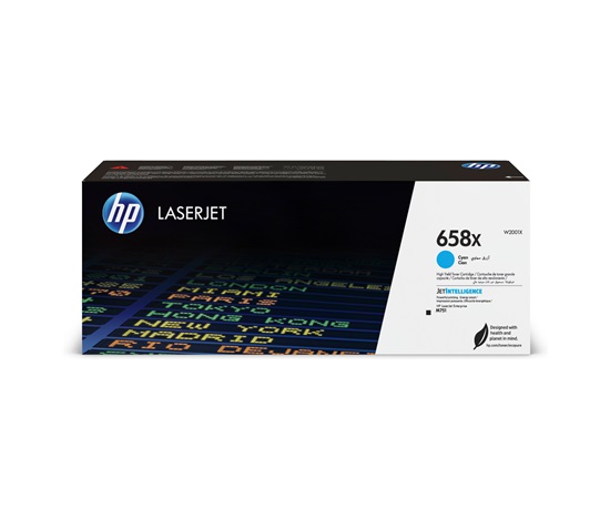 HP 658X Cyan LaserJet Toner Cartridge (28,000 pages)