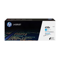 HP 658X Cyan LaserJet Toner Cartridge (28,000 pages)