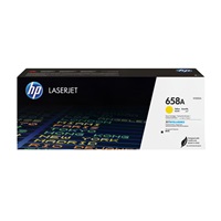 HP 658A Yellow LaserJet Toner Cartridge (6,000 pages)