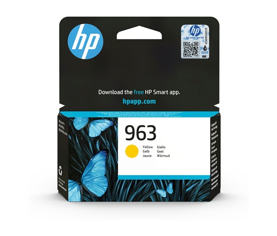 HP 963 Yellow Original Ink Cartridge (700 pages)
