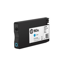 HP 963XL High Yield Cyan Original Ink Cartridge (1,600 pages)