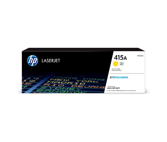 HP 415A Yellow LaserJet Toner Cartridge (2,100 pages)