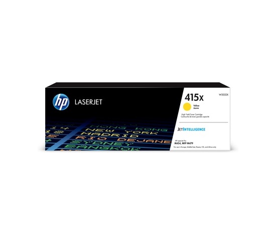 HP 415X Yellow LaserJet Toner Cartridge (6,000 pages)