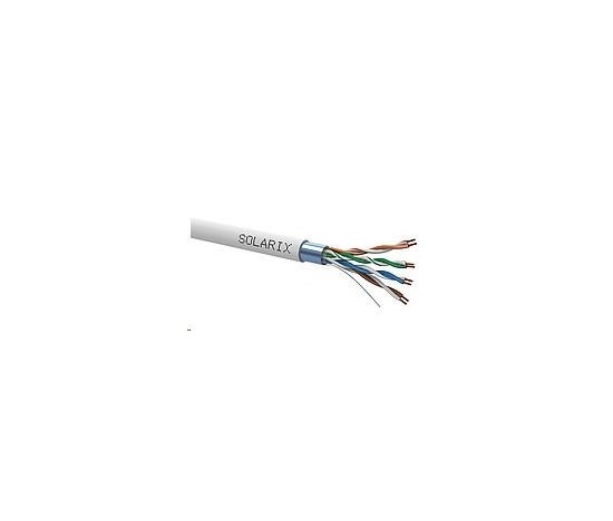 Kabel typu linka Solarix CAT5E FTP PVC szary box 305m