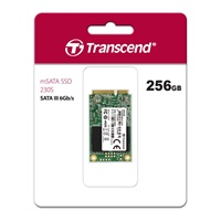 TRANSCEND Industrial SSD MSA230S 256GB, mSATA, SATA III, 3D TLC
