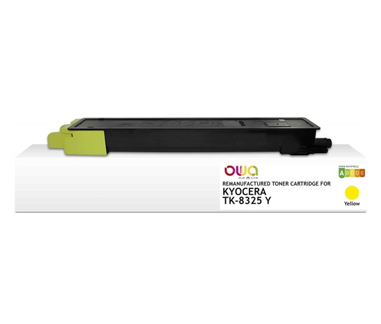 Toner OWA Armor do KYOCERA MITA TASKalfa 2551ci, 12000 stron, TK-8325 Y, żółta/yellow
