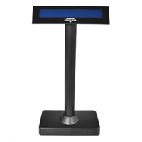Virtuos oboustranný LCD zákaz. displej Virtuos FL-730MB 2x20, serial, černý