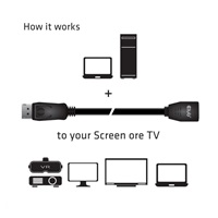 Club3D Kabel prodlužovací DisplayPort 1.4 HBR3 8K60Hz (M/F), 2m, 28 AWG