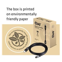 Club3D Kabel prodlužovací DisplayPort 1.4 HBR3 8K60Hz (M/F), 2m, 28 AWG