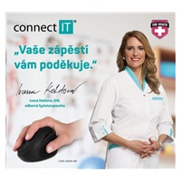 CONNECT IT FOR HEALTH LADIES ergonomická vertikální myš, bezdrátová