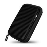 CONNECT IT HardShellProtect pevné skořepinové ochranné pouzdro na 2,5" HDD, karbon