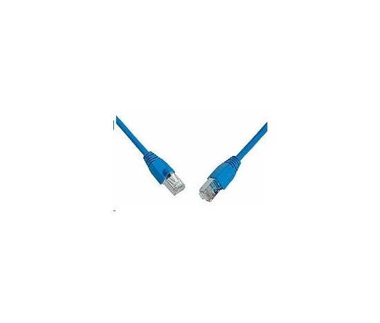 Patchcord CAT5E SFTP PVC 10m niebieski snag-proof