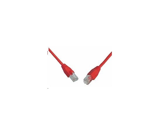 Patchcord CAT5E SFTP PVC 15m czerwony snag-proof