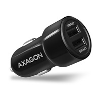 AXAGON PWC-5V5, SMART ładowarka samochodowa, 2x port 5V-2.4A + 2.4A, 24W