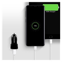 AXAGON PWC-5V5, SMART ładowarka samochodowa, 2x port 5V-2.4A + 2.4A, 24W