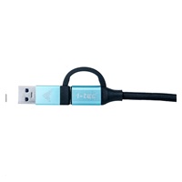 i-tec USB-C kabel na USB-C s integrovaným USB 3.0 Adaptérem