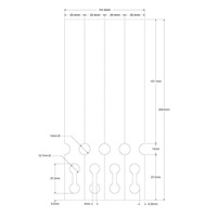 Zebra 8000T Extra Tuff 180 Tag, wristbands, synthetic, 102mm