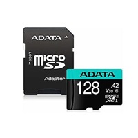 ADATA MicroSDXC karta 128GB Premier Pro UHS-I V30S (R:100/W:80 MB/s) + SD adaptér