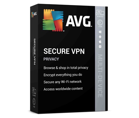 _Nová AVG Secure VPN pro více zařízenína 12 měsíců