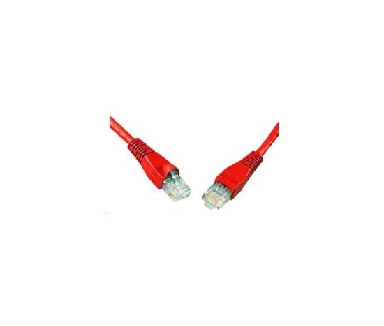 Patchcord CAT5E UTP PVC 15m czerwony snag-proof