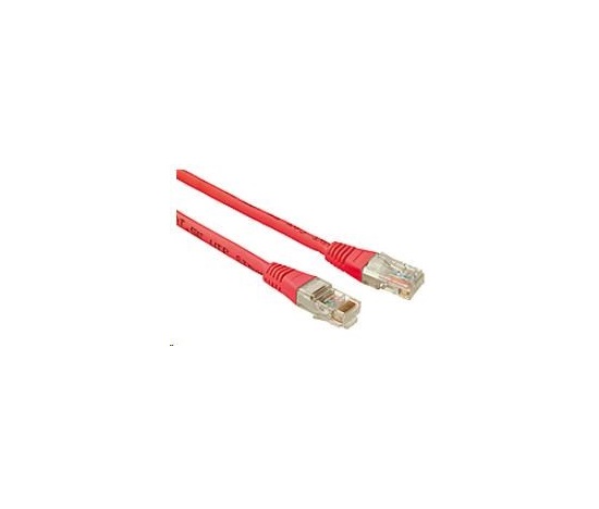 Patchcord CAT5E UTP PVC 3m czerwony non-snag-proof