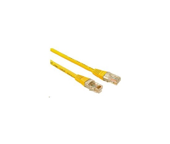 Patchcord CAT5E UTP PVC 5m żółty non-snag-proof