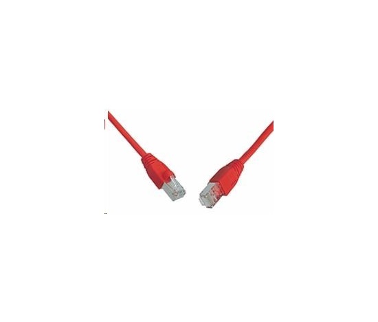 Patchcord CAT6 SFTP PVC 5m czerwony snag-proof