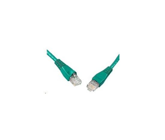 Patchcord CAT6 UTP PVC 10m zielony snag-proof