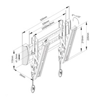 Držák Tv sklopný Fiber Mounts NBC1T
