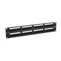 Solarix Patch panel 48 x RJ45 CAT5E UTP 150 MHz černý 2U SX48-5E-UTP-BK