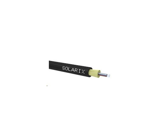 DROP1000 kabel Solarix 12f 9/125, 3,8mm LSOH Eca czarny 500m