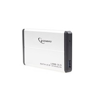 GEMBIRD externí box pro 2.5" zařízení, USB 3.0, SATA, stříbrný