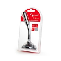 GEMBIRD mikrofon na stůl MIC-D-02, černý