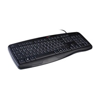 C-TECH Klávesnice KB-107 USB, ERGO,  černá, CZ/SK