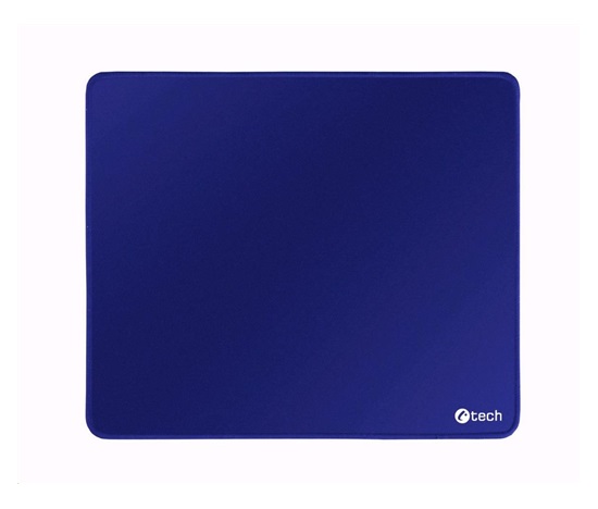 C-TECH Podložka pod myš MP-01, modrá, 320x270x4mm, obšité okraje