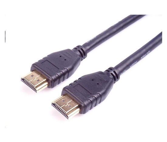 PREMIUMCORD Kabel HDMI 2.1 High Speed + Ethernet kabel 8K@60Hz, zlacené konektory, 0,5m