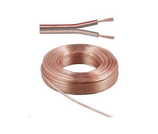 PremiumCord Kabely na propojení reprosoustav 100% CU měď 2x 2,5mm 10m