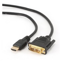 GEMBIRD Kabel CABLEXPERT HDMI-DVI 0,5m, 1.3, M/M stíněný, zlacené kontakty