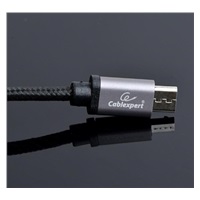 GEMBIRD Kabel USB na USB-C kabel (AM/CM), 1,8m, opletený, černý, blister