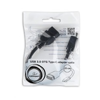 GEMBIRD Kabel USB Type-C OTG kabel, 20cm, pro tablety a smartphone