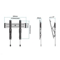 Držák Tv sklopný Fiber Mounts NBC2T