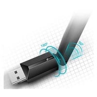 TP-Link Archer T2U Plus WiFi5 USB adapter (AC600,2,4GHz/5GHz,USB2.0)