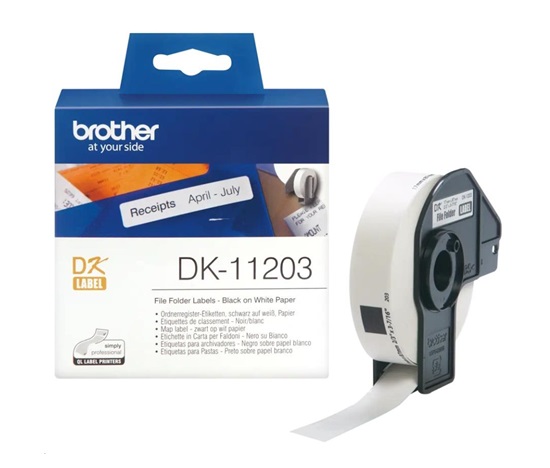 BROTHER DK-11203 Databázové štítky 17x87mm (300 ks)