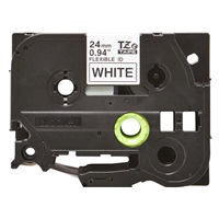 BROTHER TZEFX251 - kazeta TZ šířky 24mm, flexibilní páskou TZE-FX251, bílá/černé písmo