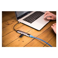 VERBATIM Dokovací stanice USB-C 5v1, 1xHDMI, 1xSB-C, 2xUSB, 1xRJ45, šedá