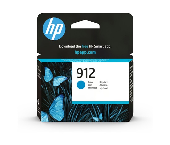 HP 912 Cyan Original Ink Cartridge (315 pages)