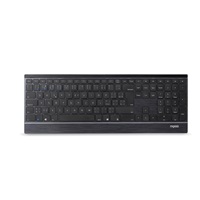 RAPOO set klávesnice a myš 9500M Multi-mode Wireless Ultra-slim Desktop Combo Set (kláv. - šedá/kovová, myš - černá)